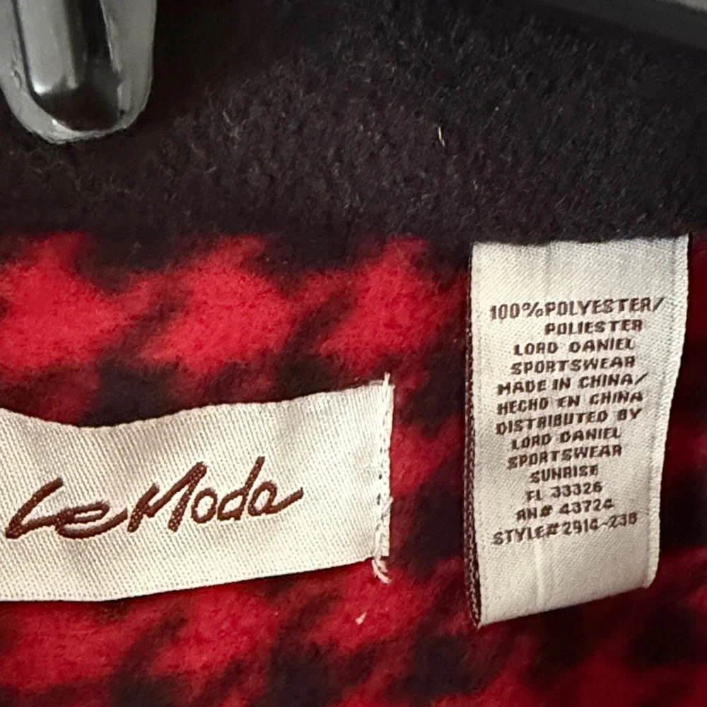 ❤️Le Mode Women’s Poncho Cape Shawl Jacket Houndstooth one size ❤️ - Picture 3 of 3